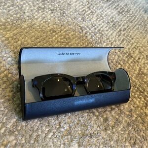 Unisex Warby Parker Kimball Sunglasses in Tanzanite Tortoise + Case